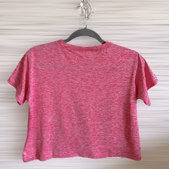 White Butterfly Floral Dri Fit Crop Top | SIZE S - Picture 2 of 3